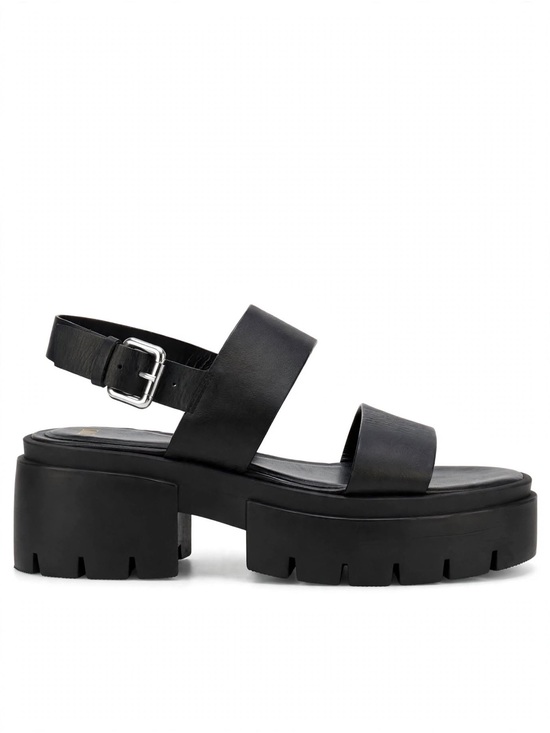 Zara Shoes - Zara Chunky Black Platform Sandals with Buckle Strap - New never worn